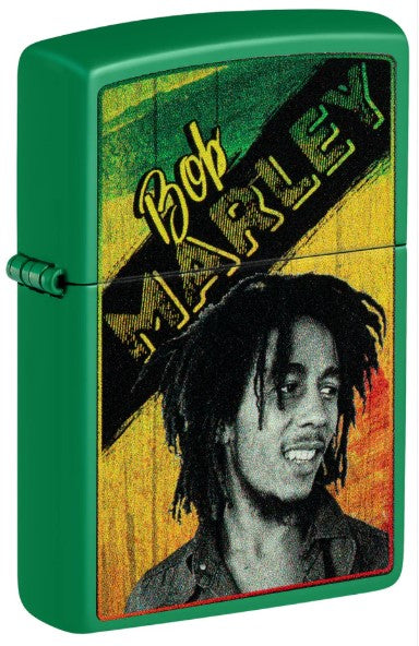 ZIPPO LIGHTER-BOB MARLEY GREEN-Z46152