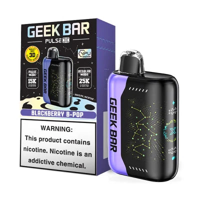 GEEK BAR PULSE X-25000 PUFFS 5% NIC 18ML-5CT DISPLAY