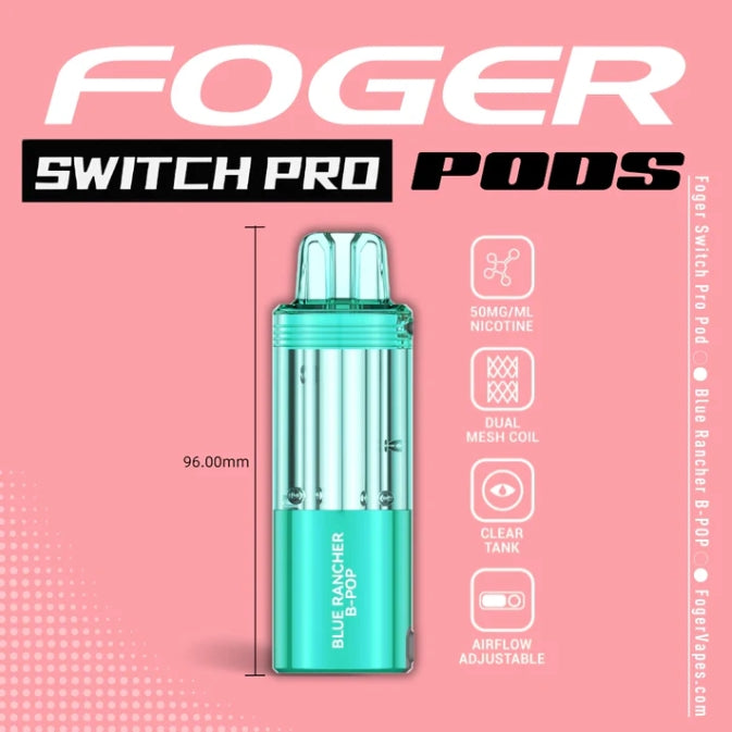 FOGER SWITCH PRO DISPOSABLE PODS 5CT/DISPLAY
