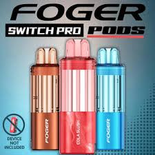 FOGER DISPOSABLE PODS-SWITCH PRO-30K PUFFS-5% NIC.-19ML-5CT
