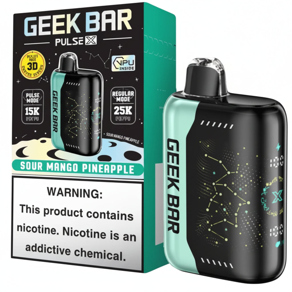 GEEK BAR PULSE X-25000 PUFFS 5% NIC 18ML-5CT DISPLAY