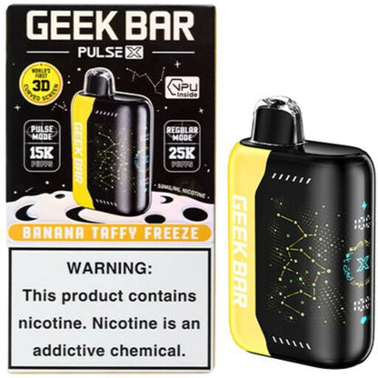 GEEK BAR PULSE X-25000 PUFFS 5% NIC 18ML-5CT DISPLAY