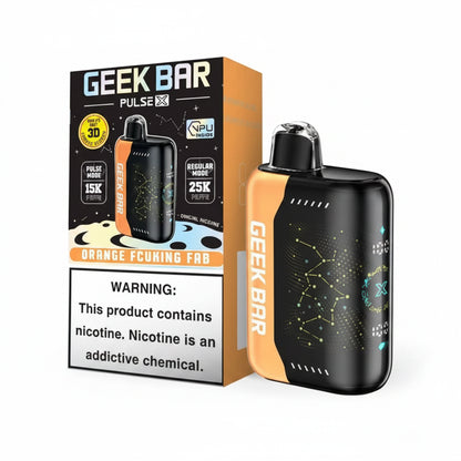 GEEK BAR PULSE X-25000 PUFFS 5% NIC 18ML-5CT DISPLAY